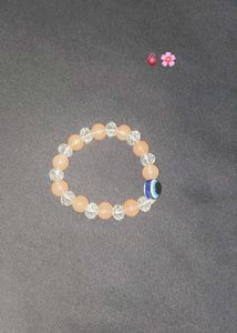Beaded🤌🏻 Bracelet with Evil Eye🧿 Charm