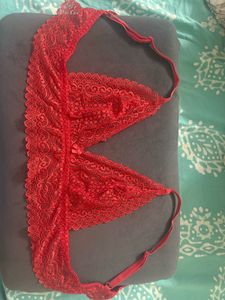 Red Lace Bralette