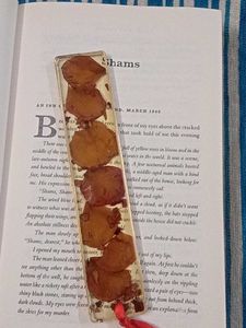 handmade resin bookmark