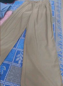 High-Waisted Wide-Leg Trousers