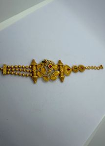 Elegant Gold Plated Maangtika 2 pieces