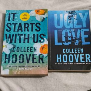 Colleen Hoover Books It Starts With Us & Ugly Lo