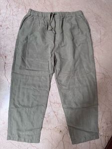 Zara- Sage Green Linen Blend Pants
