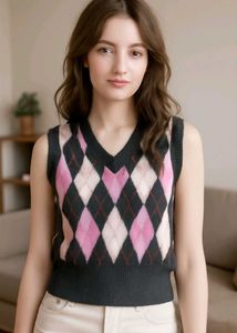 Argyle Sweater Vest💜💜