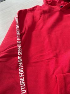 H&amp;M Red Graphic Hoodie