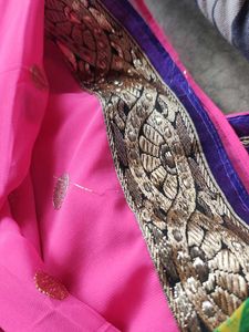 Vibrant Pink Banarasi Silk Saree