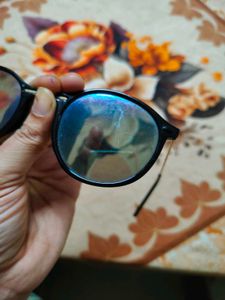 Cool blue tint goggles