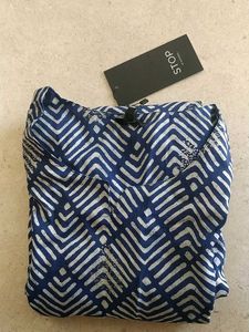 Stylish Blue Geometric Print Kurta