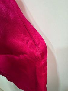 Satin Pink Mini Skirt