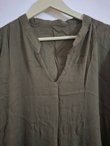 Olive Green Kurta Set