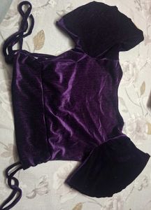 Elegant Velvet Blouse