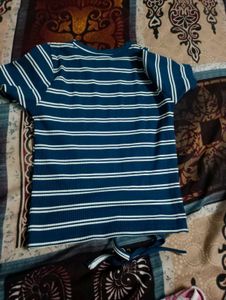Striped Yellow T-Shirt Size- S, M,L ,Xl