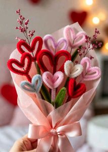 Spider-Man Themed Pipe Cleaner Bouquet