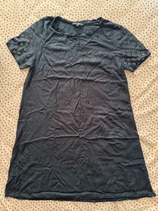 Chemistry Black T-Shirt Dress