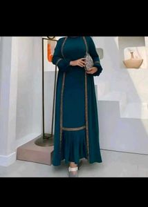 NEW DUBAI FANCY STYLE BURQAABAYAQAFTAN FOR WOMENS