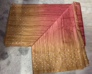 Elegant Ombre Embellished Saree