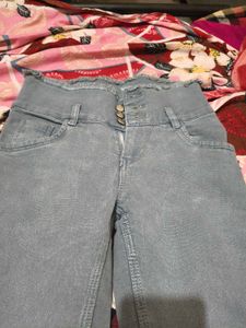 High-Waisted Light Blue Jeans