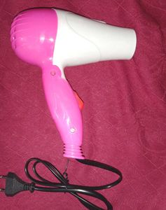 Hair Dryer - Pink and White
