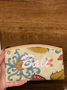 Bali Floral Print Pouch