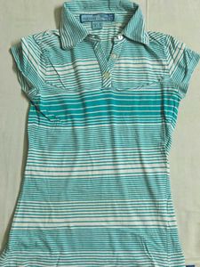 Madame Striped Polo T-Shirt