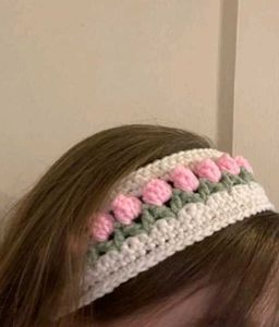 Crochet Floral Headband