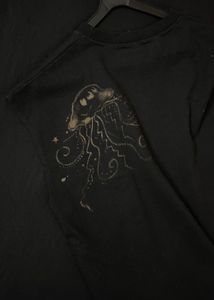 Black Graphic Print T-Shirt