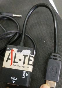 HD Conversion Cable with VGA + Audio Out