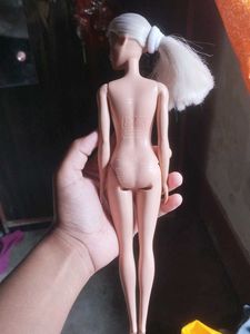 Barbie Doll with Pink Top &amp; Denim Skirt