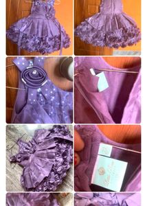 New Purple Party Dress for kids 💜 😍