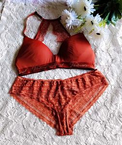 Victoria's Secret Orange Lace Bra