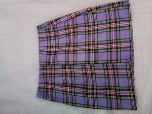 Cute Plaid Mini Skirt