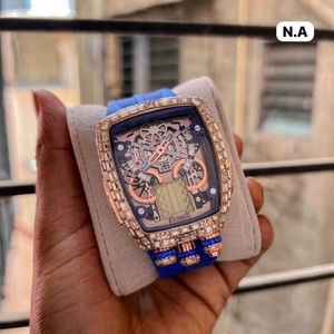 Jacob &amp; Co Inspired Skeleton Watch💎 Diamond Studd
