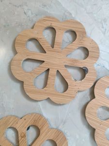 Large wooden Coasters (3 Pcs)