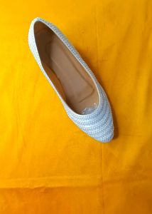 Sparkling Pearl Embellished Heels