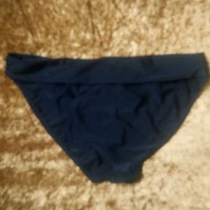 Black Fold-Over Bikini Bottom