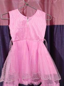 Princess Pink Party Dress for Girls 💖 | Sparkle S