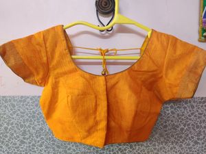 Raw silk readymade blouse