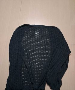 thrifted Chic Textured Button-Up Cardigan