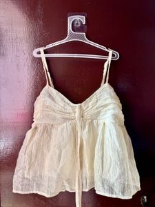 Boho Cream Cami Top