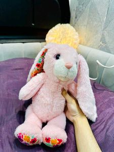 Cute Pink Bunny Stuffed Toy