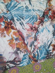 Vibrant Floral Print Kimono Top