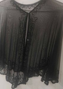 Beaded Sheer Cape