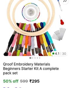 Embroidery Kit Craft And Sewing Items