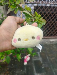 Kawaii Yellow Chick Plush Keychain