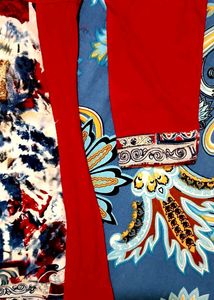 Red Printed Panel Kurti – Bold &amp; Beautiful