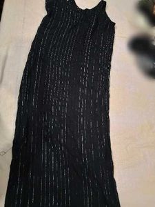 Chic Black Striped kurta