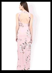 Harpa Floral Print A-line Wrap Dress