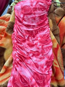 floral sleeveless dress