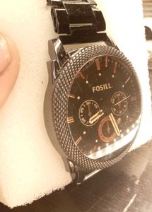 fossil new men's black watch !