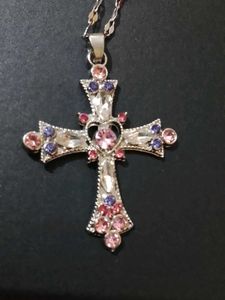 Sparkling Cross Pendant Necklace